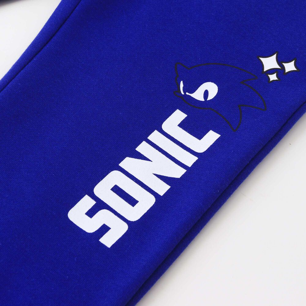 Pantal&oacute;n De Buzo Ni&ntilde;o Jogger Azul Sonic image number 2.0