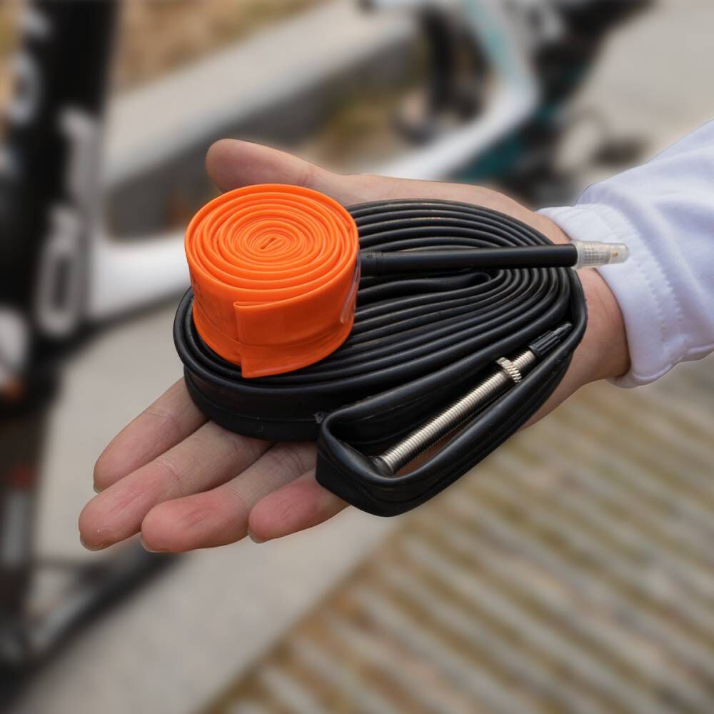 Camara 700 X23/28c V/presta Antipinchazos Bicicleta Ruta image number 2.0