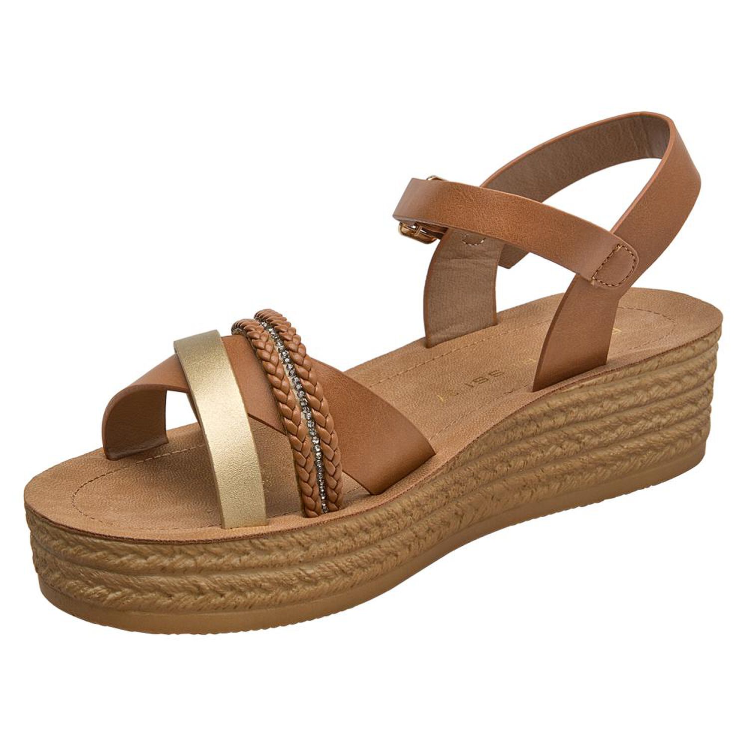 Sandalia Mujer Bruno Rossi Brm0112 Camel image number 2.0