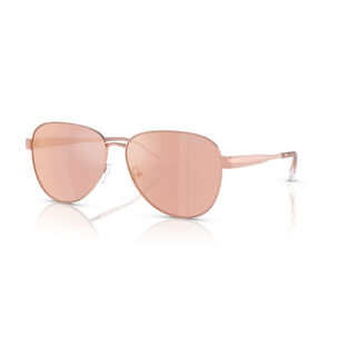 Lentes De Sol Biarritz Rosado Espejados Michael Kors