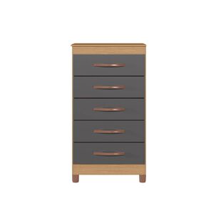 Comoda Esmeralda 5 Cajones Freijo Titanium