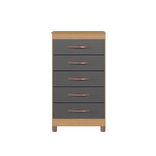 Comoda Esmeralda 5 Cajones Freijo Titanium