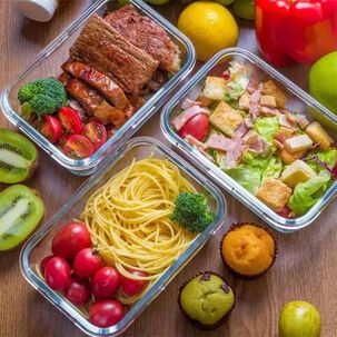 Set 6 Contenedores Hermetico Rectangular 600ml Allegra