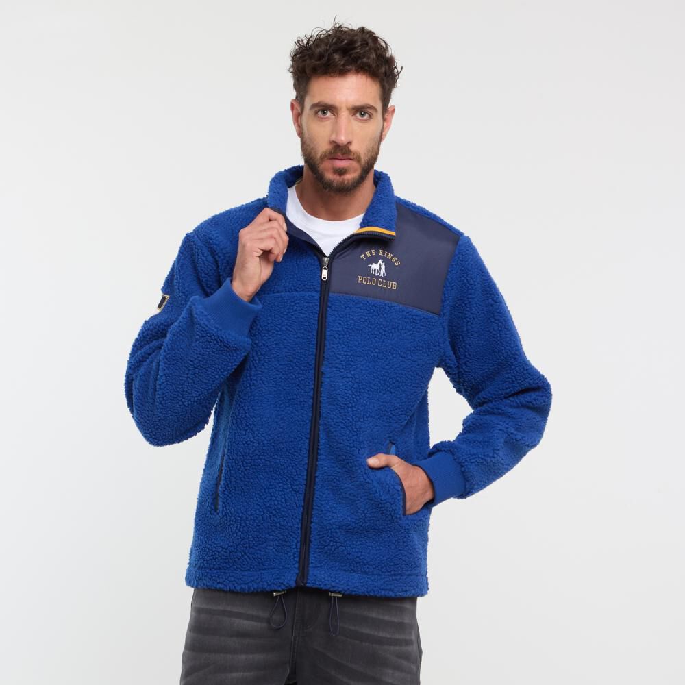Polerón Bloque Color Regular Cuello Alto Hombre The King's Polo Club image number 0.0