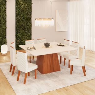 Juego De Comedor Vekkahome Italia 8 / 8 Sillas