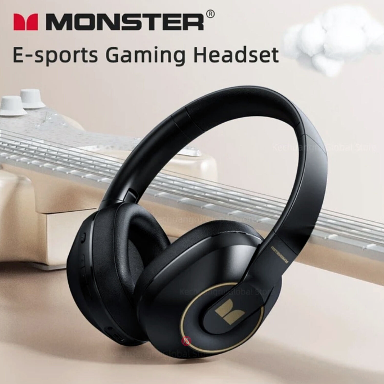Aud&iacute;fonos Bluetooth Monster Xkh01 Negro - Ps image number 1.0