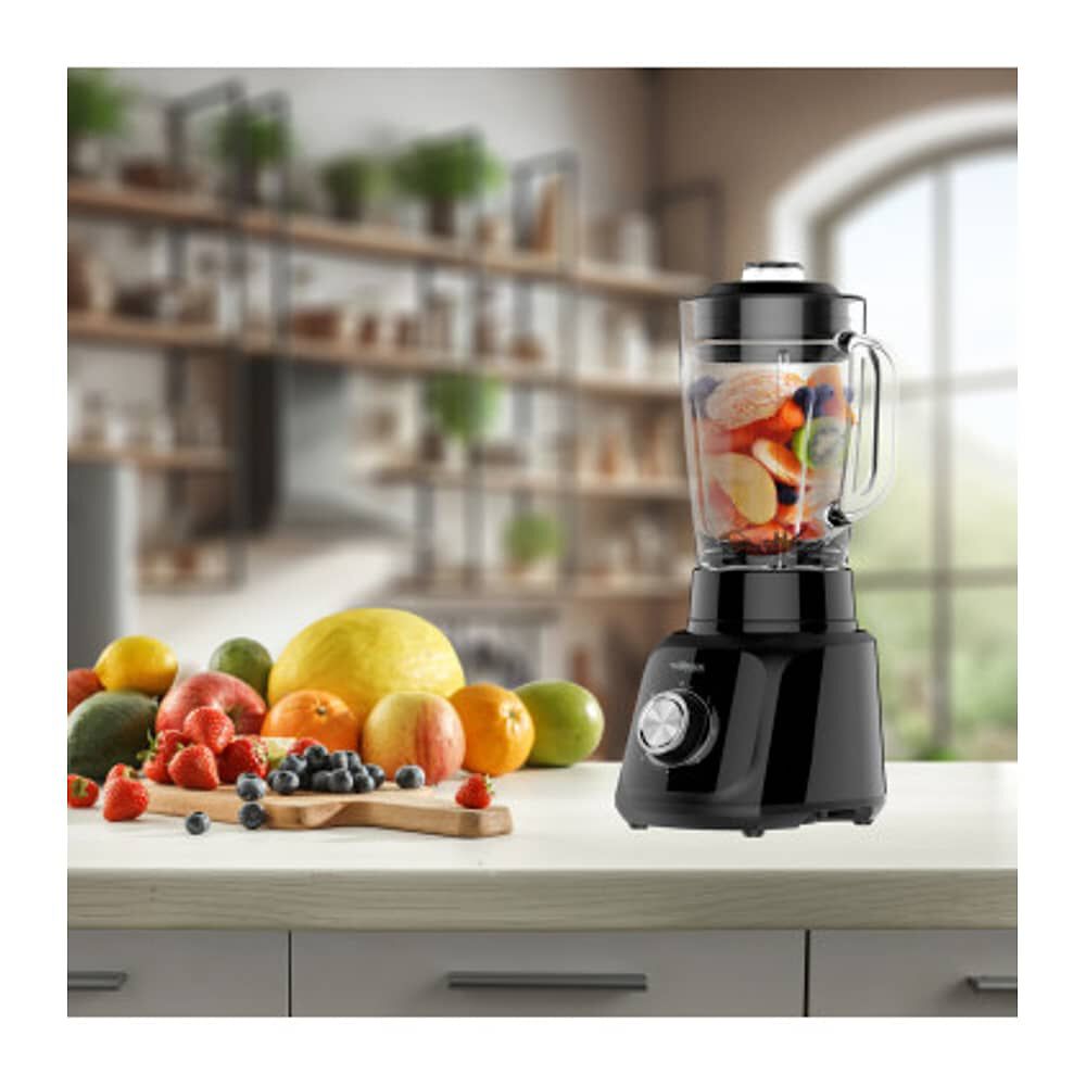 Licuadora 5 Velocidades 1,7l Thor Matt Black Blender 600w image number 4.0