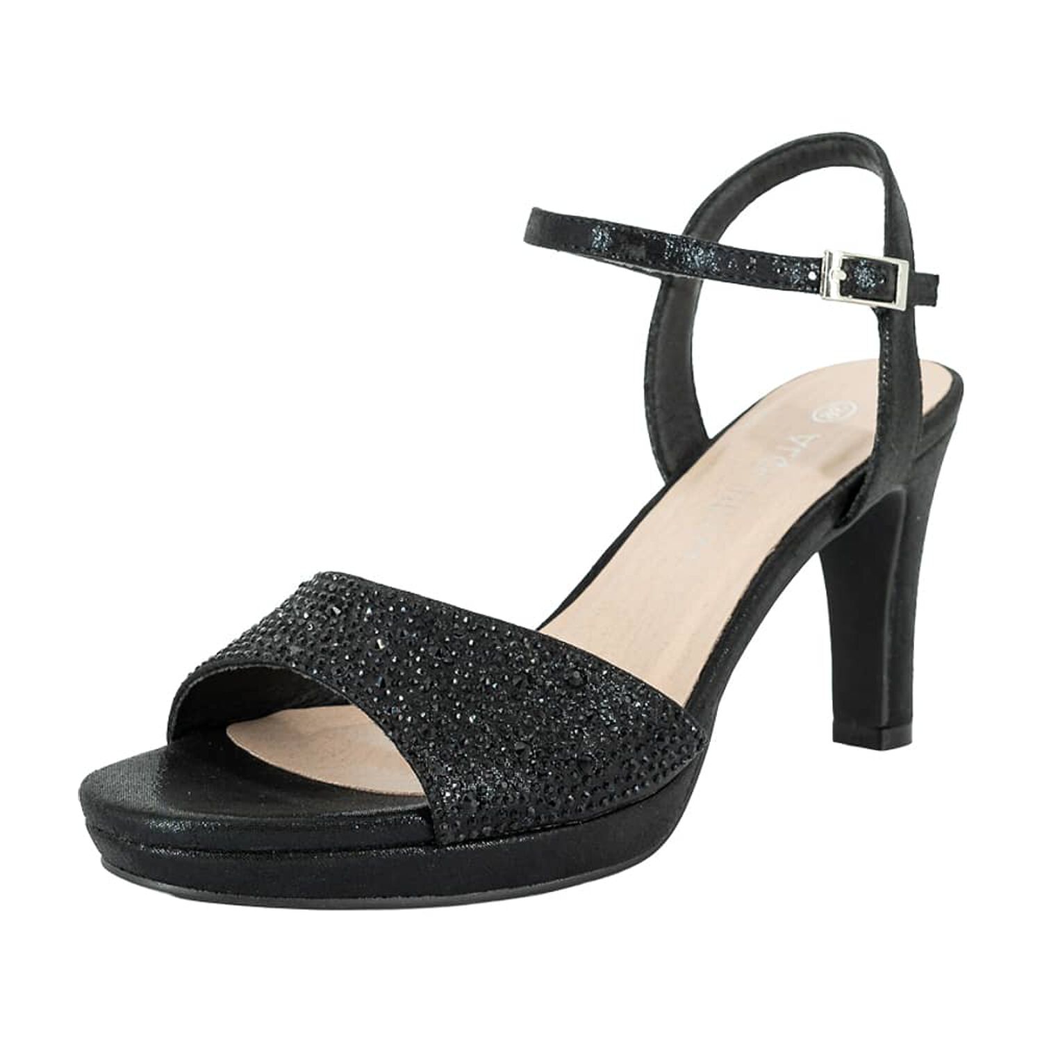 Sandalia De Vestir Aris Negro Alquimia image number 0.0