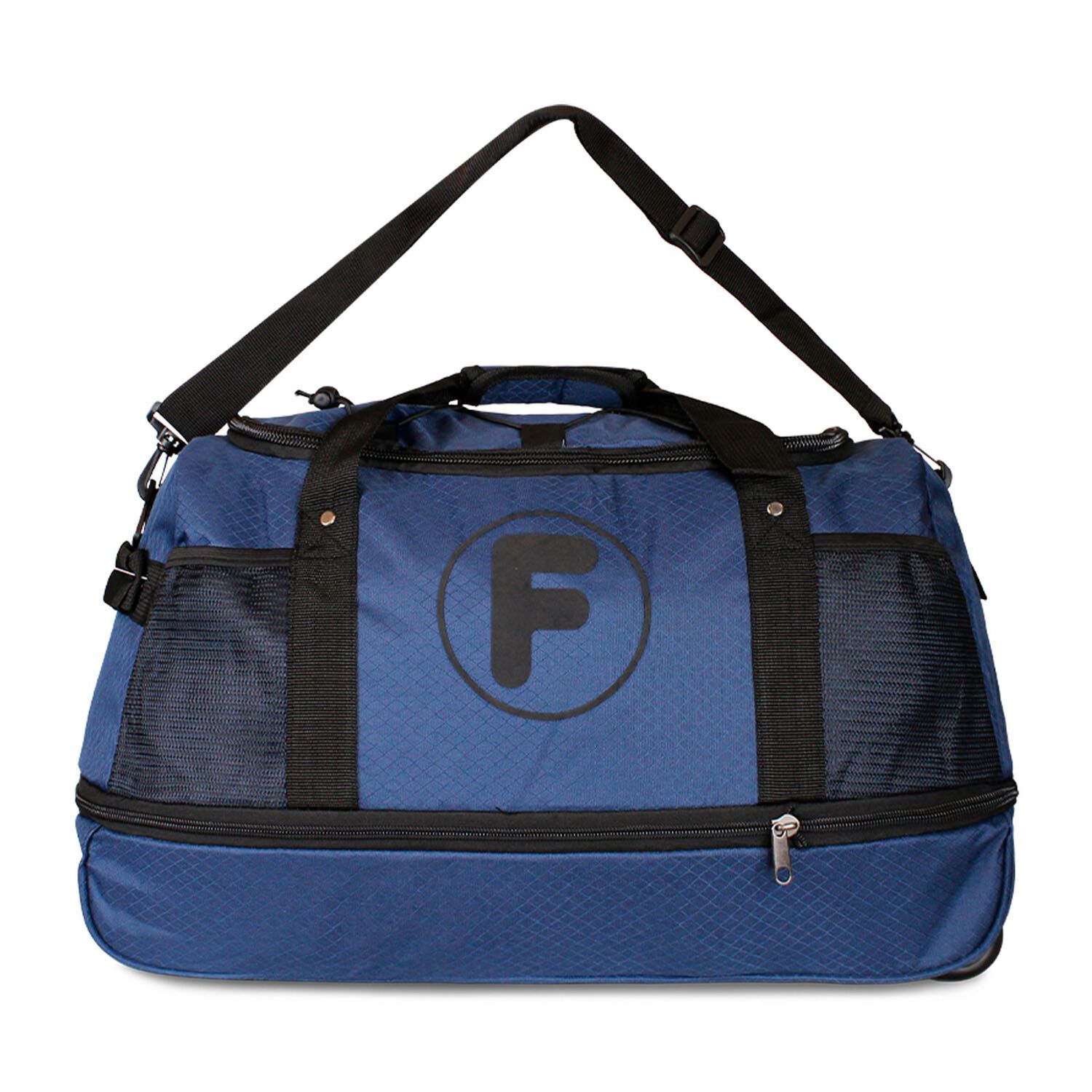Bolso Mochila Con Ruedas Goliat Azul + Candado Fila image number 4.0