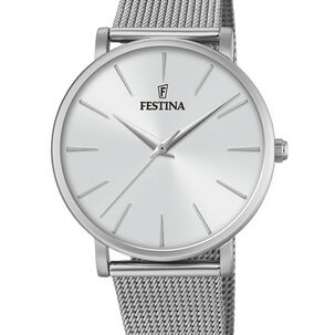 Reloj F20475/1 Festina Plateado Mujer Boyfriend Collection