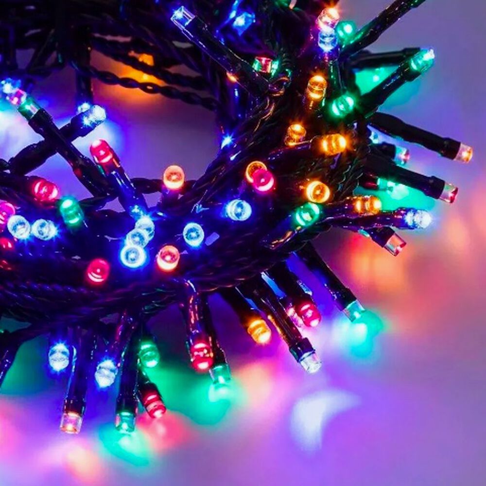 Guirnalda 500 Luces Led Multicolor Arbol Pascua Navidad Deco image number 2.0