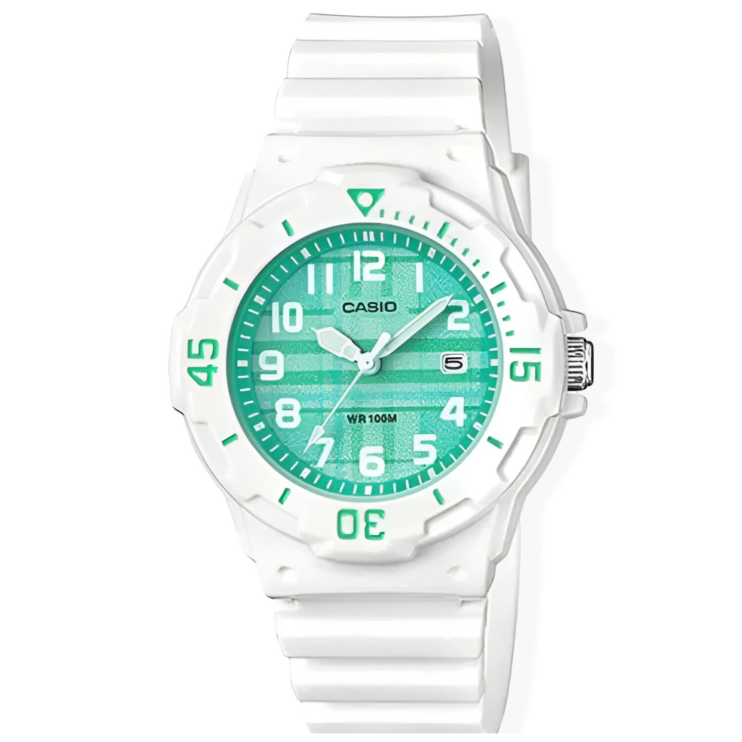 Reloj Casio De Ni&ntilde;a Lrw-200h-3cvdf Blanco / Verde image number 6.0
