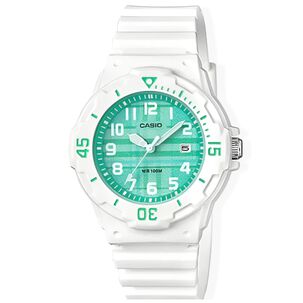 Reloj Casio De Niña Lrw-200h-3cvdf Blanco / Verde