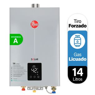 Calefont 14 Litros Gas Licuado Tiro Forzado Rheem
