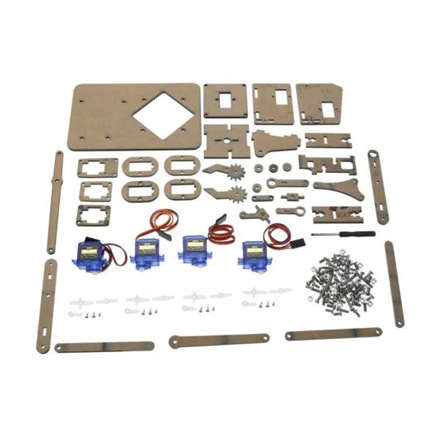 Kit Servos Y Brazo Mecanico image number 0.0