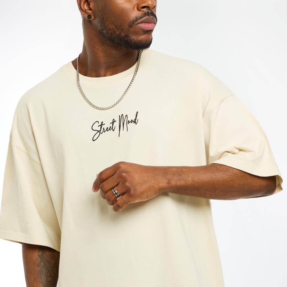 Polera Lisa Manga Corta Cuello Redondo Hombre Rolly Go image number 2.0
