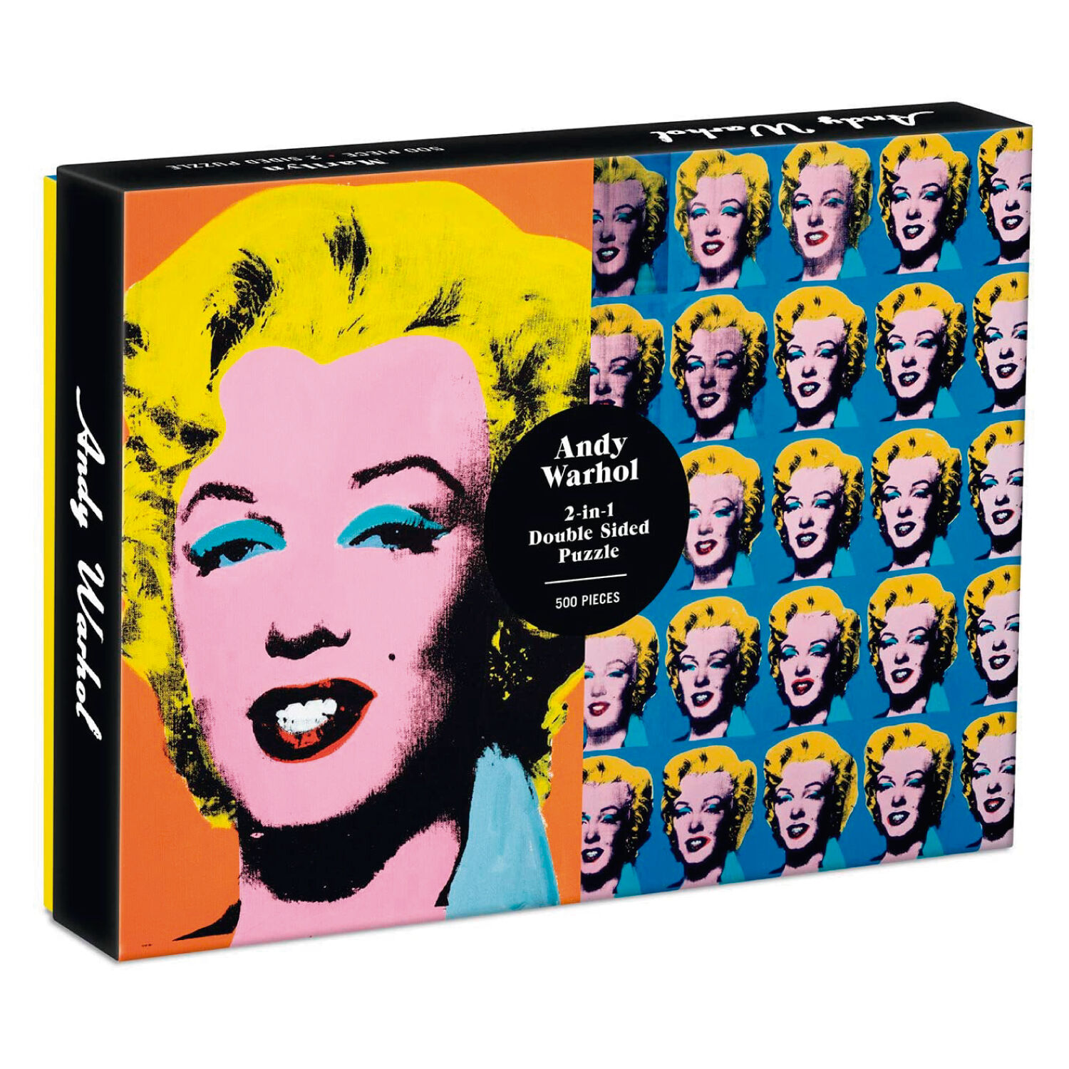 Rompecabeza Reversible Andy Warhol Marilyn Monroe 500 Piezas image number 0.0
