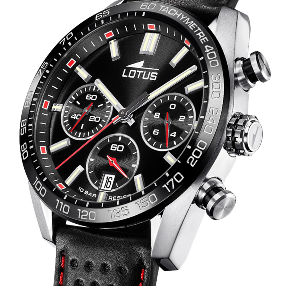 Reloj 18915/4 Lotus Negro Hombre Chrono image number 1.0