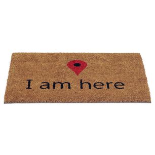 Alfombra Idetex Limpiapies Here / 75x45 Cm