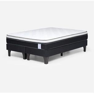 Cama Europea Rosen New Style / King / Base Dividida + Respaldo