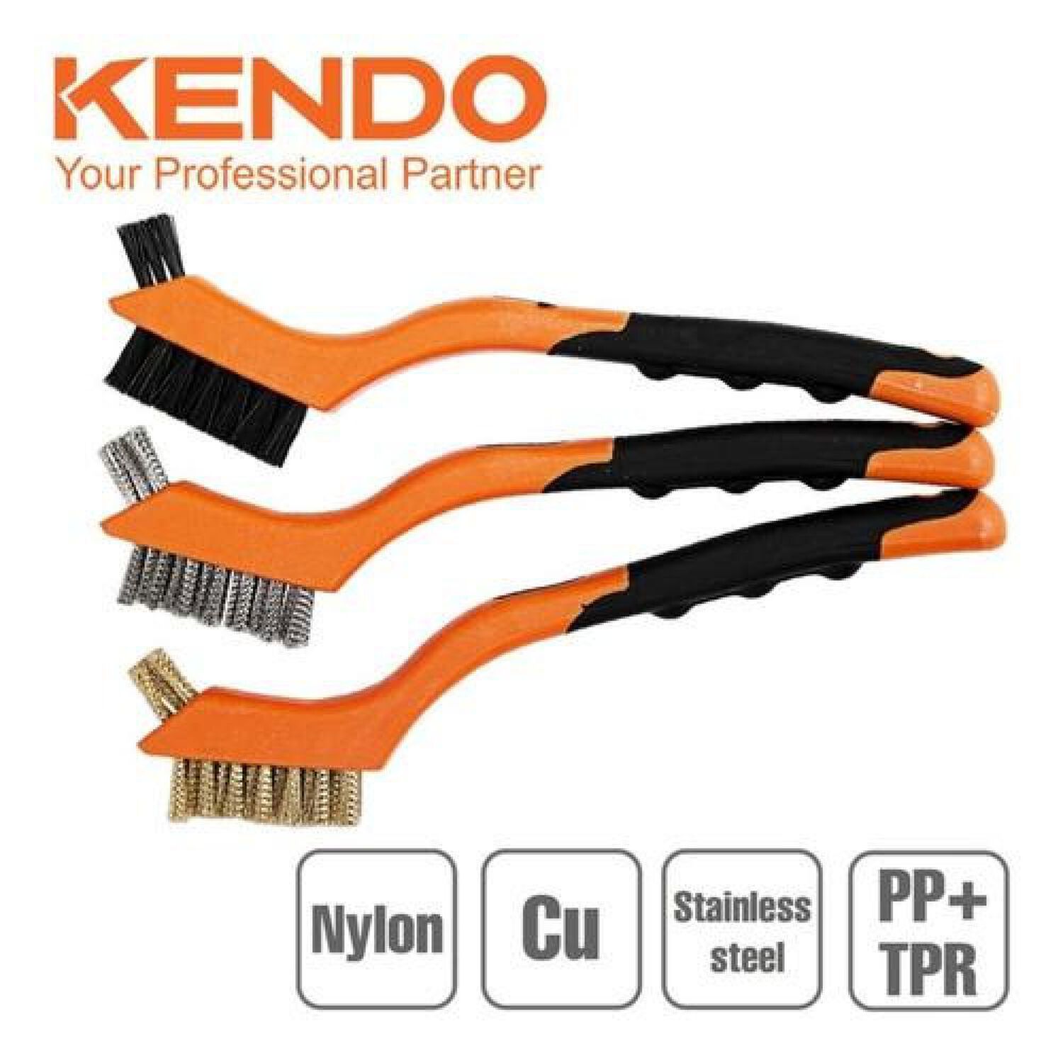 Juego Mini Cepillos Kendo 3 Pzas 31101 image number 1.0