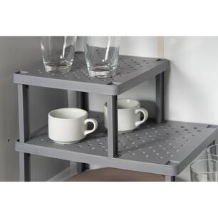 Organizador De Estante Cuadrado Level Gris