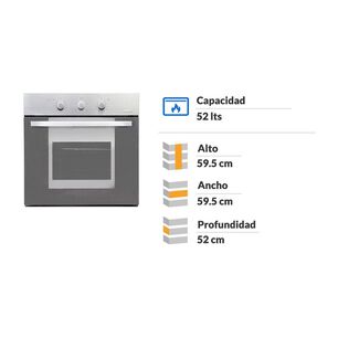 Horno Empotrado ELEGANCE III X 60 / 52 Litros