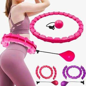 Aro Smart Hula Hoop Ajustable Hasta 120cm Celeste