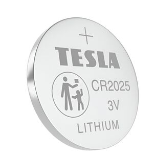 Pack De 5 Pilas Cr2025 Tesla 3v Long Lifetime
