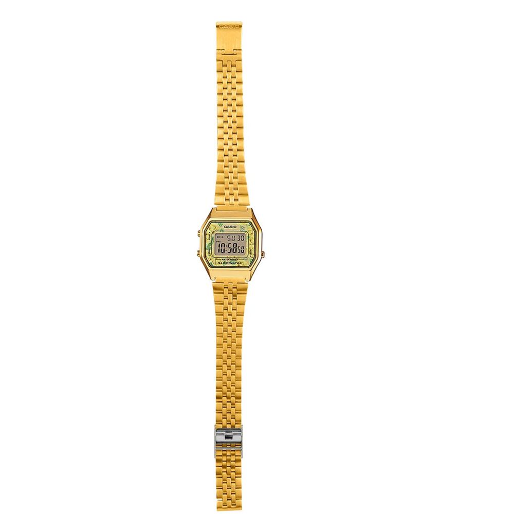 Reloj De Mujer Casio Gold Flowers La680wga-9cdf image number 5.0