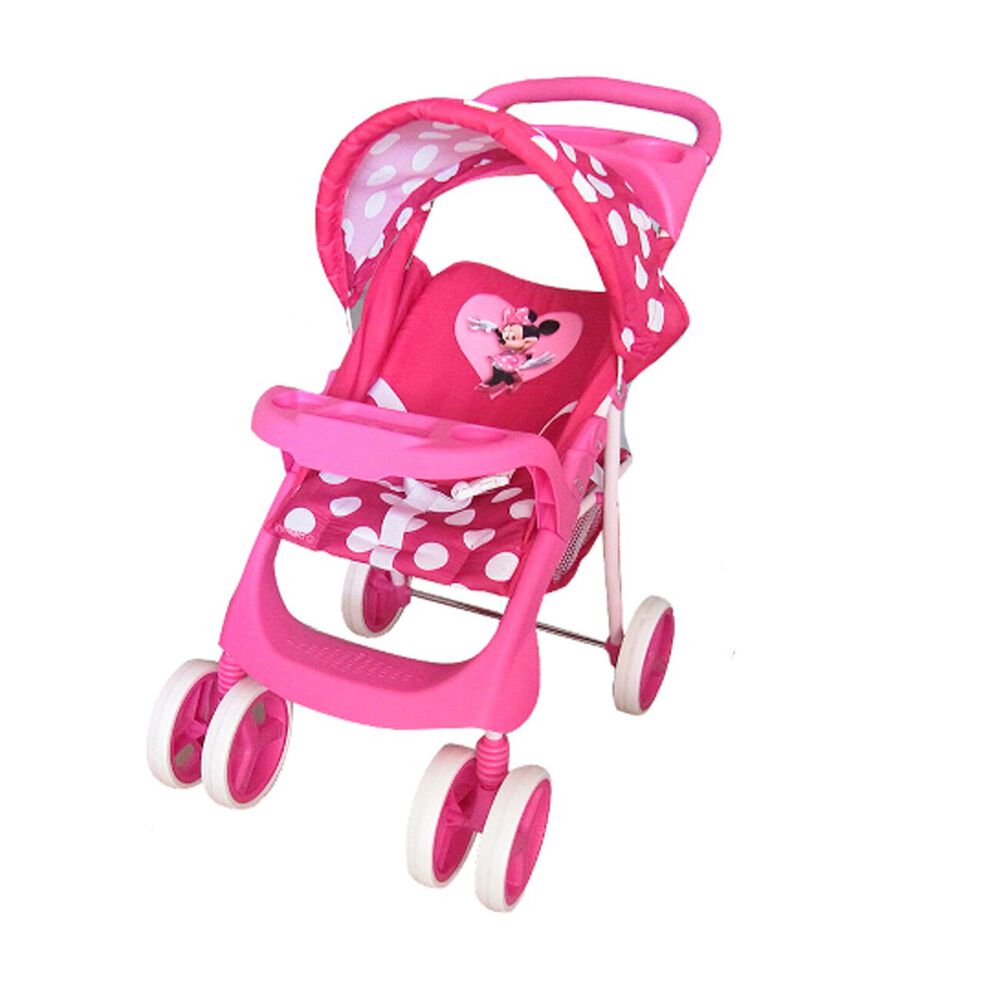 Coche De Juguete Para Muñeca + Cuna Minnie Disney image number 1.0