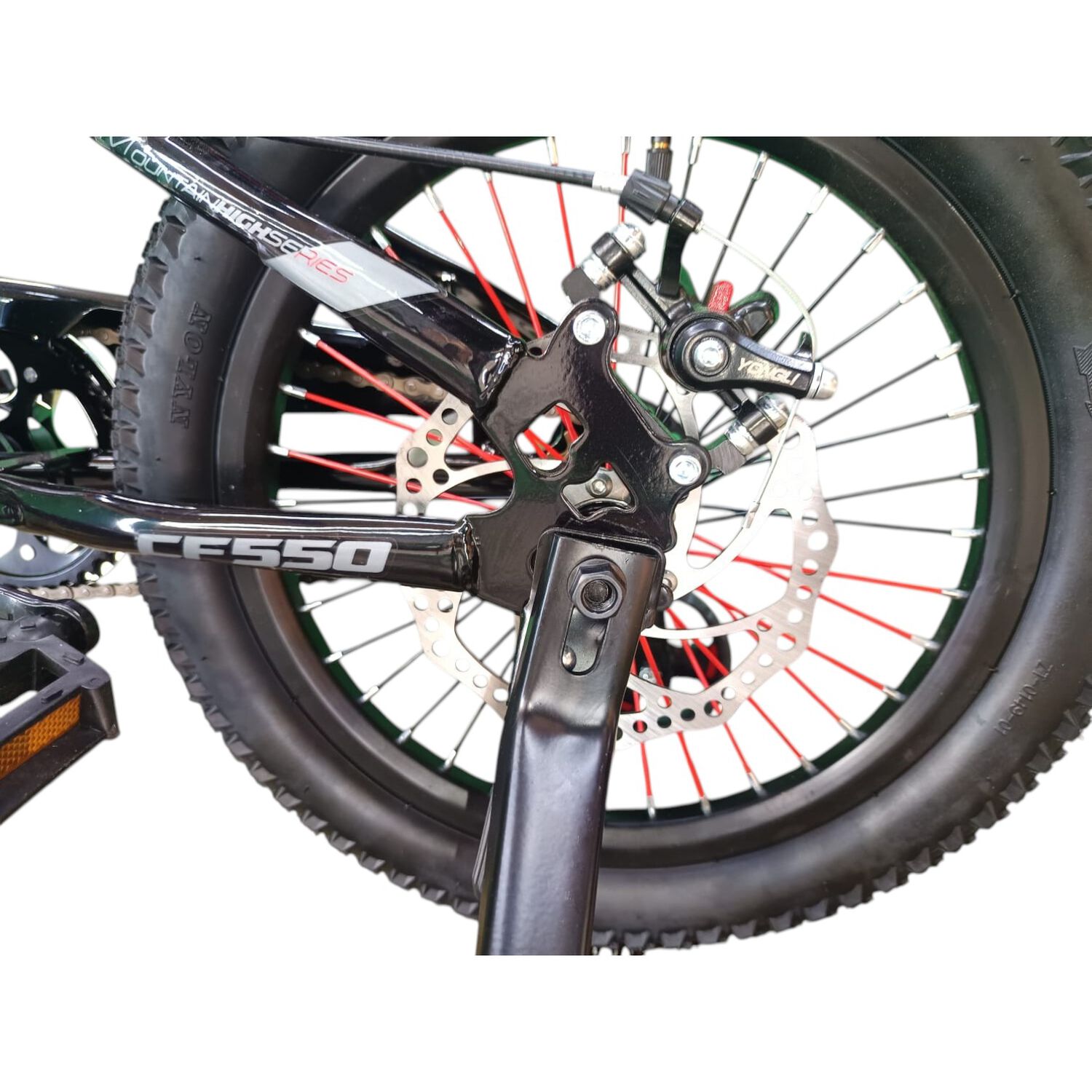 Bicicleta Aro 16 Cfbike Con Disco Negro image number 4.0