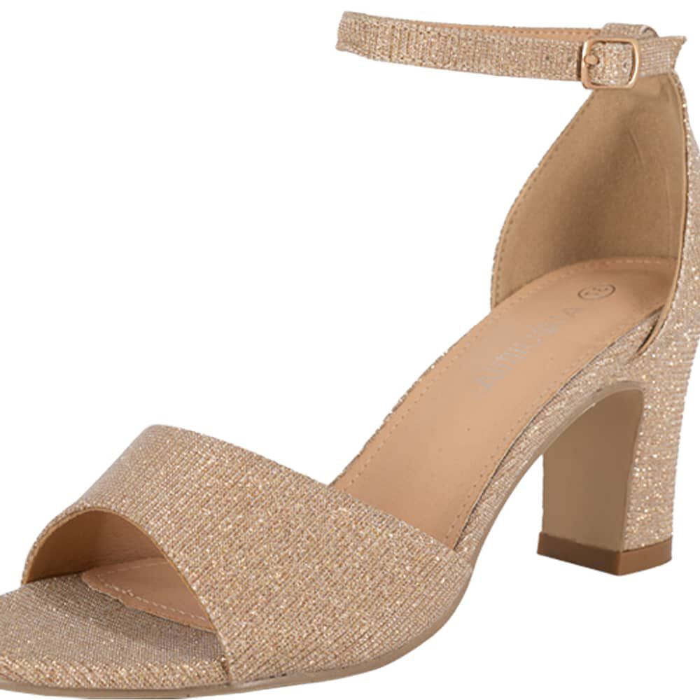 Sandalia De Vestir Soret Dorado Alquimia image number 3.0