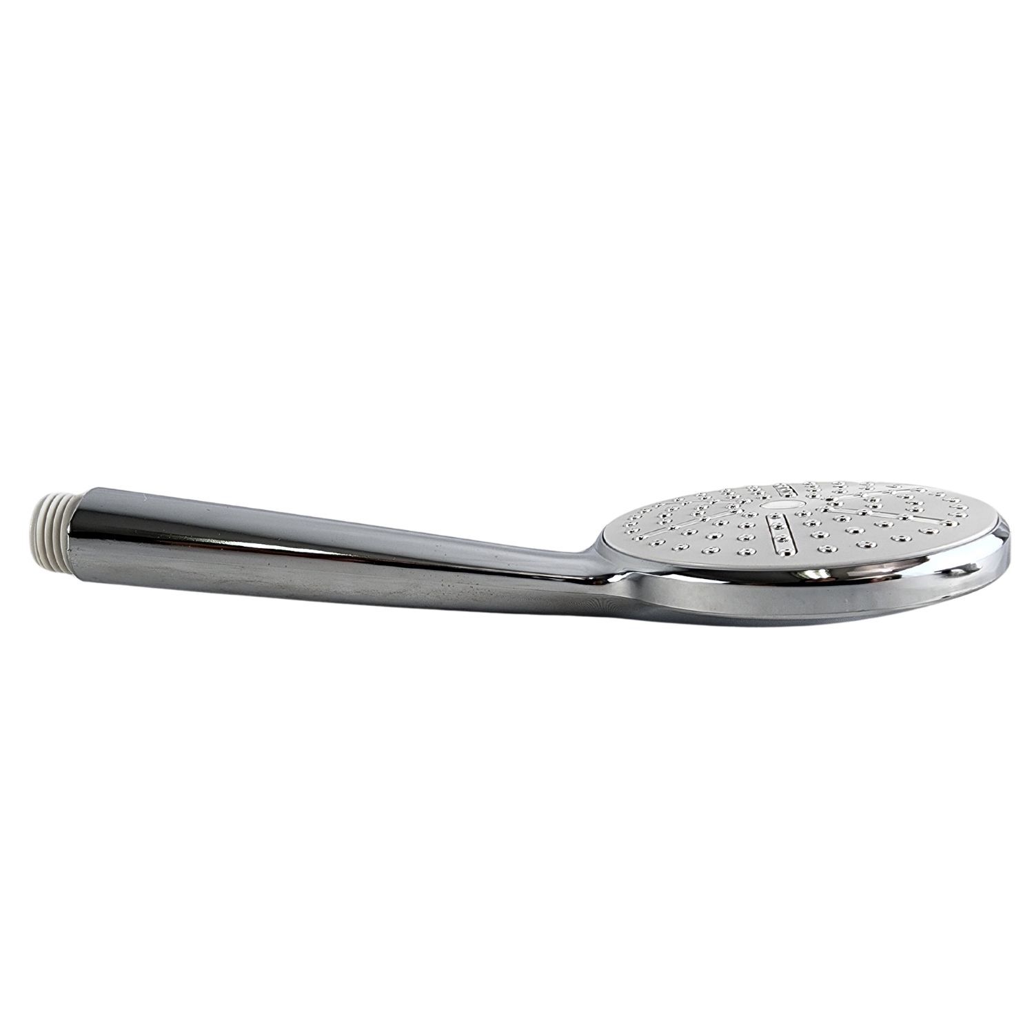 Cabezal Ducha Redondo Flujo Fijo Mango Ergon&oacute;mico Ahorro Agua image number 3.0