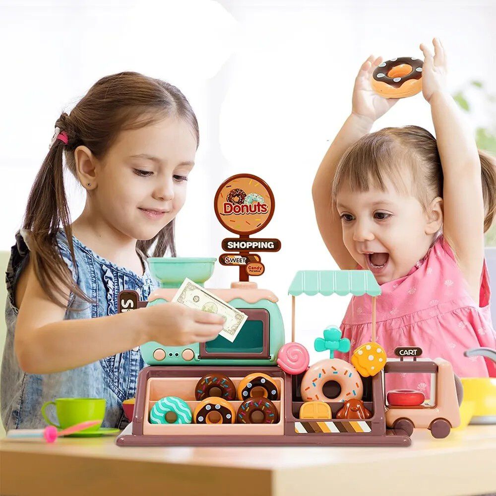 Set Simulaci&oacute;n De Tienda De Donut Juguete 24 Pcs Infantil image number 4.0