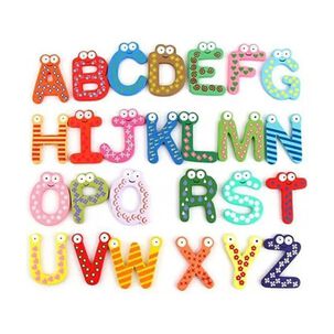 Letras Magneticas Del Abecedario En Madera