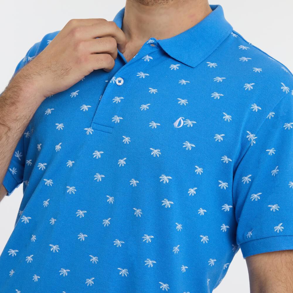 Polera Manga Corta Cuello Piqu&eacute; Hombre Herald image number 4.0