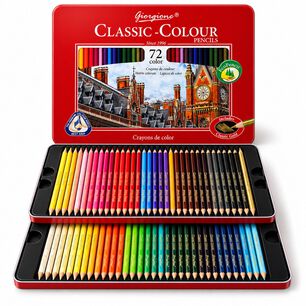 L&aacute;pices De Colores 72 Caja Met&aacute;lica Profesional - Ps