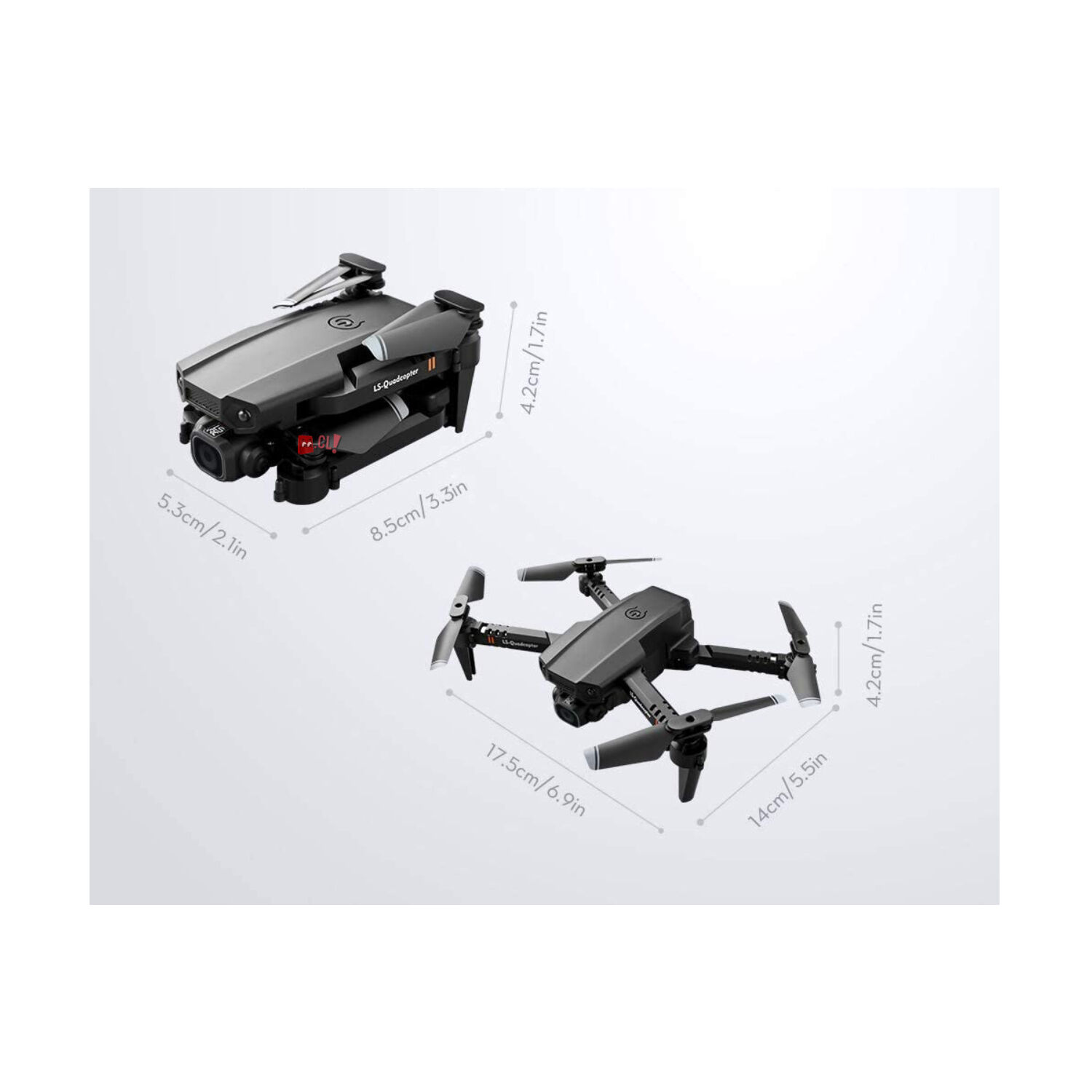 Drone Quadcopter Ls-xt6 Doble C&aacute;mara 4k Y Wifi - Ps image number 3.0