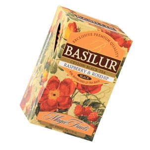 Te Negro Frutal Basilur Raspberry Rosehip Caja 25 Bolsas