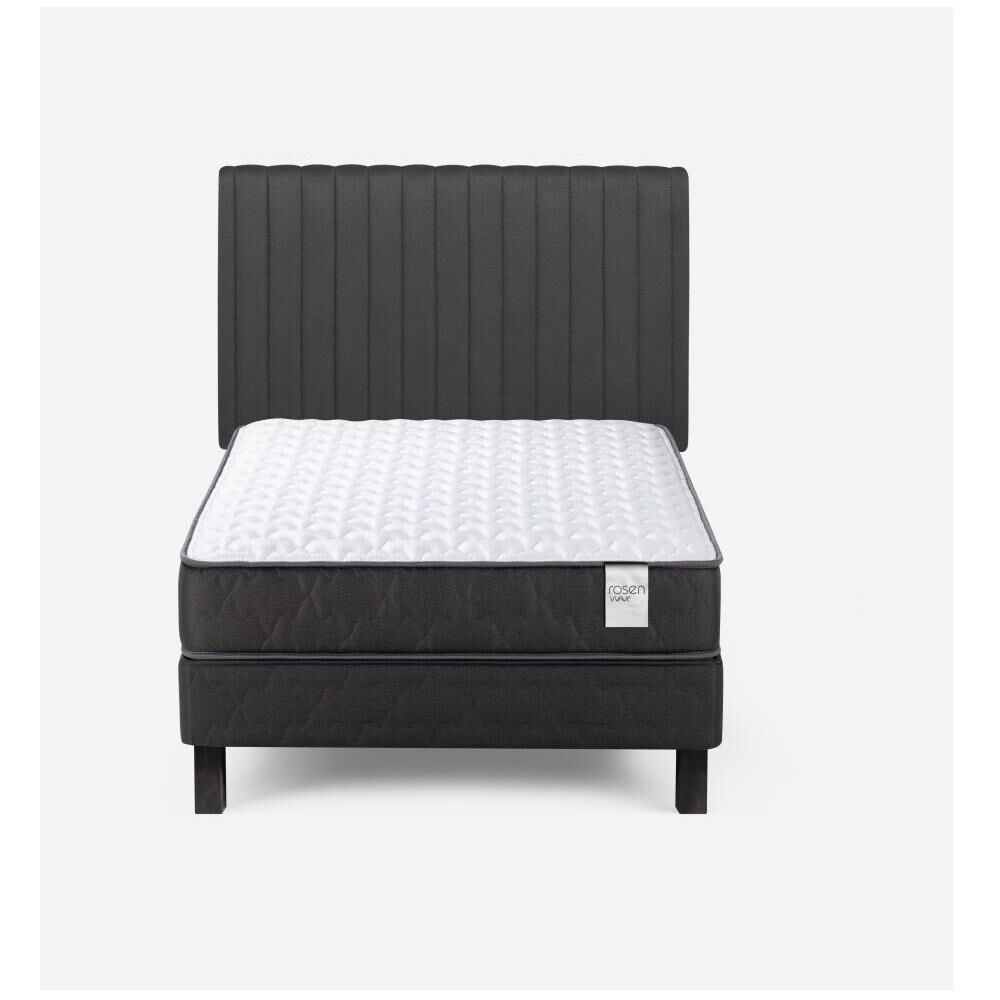 Cama Europea Rosen Wave / 1 Plaza / Base Normal + Respaldo image number 0.0