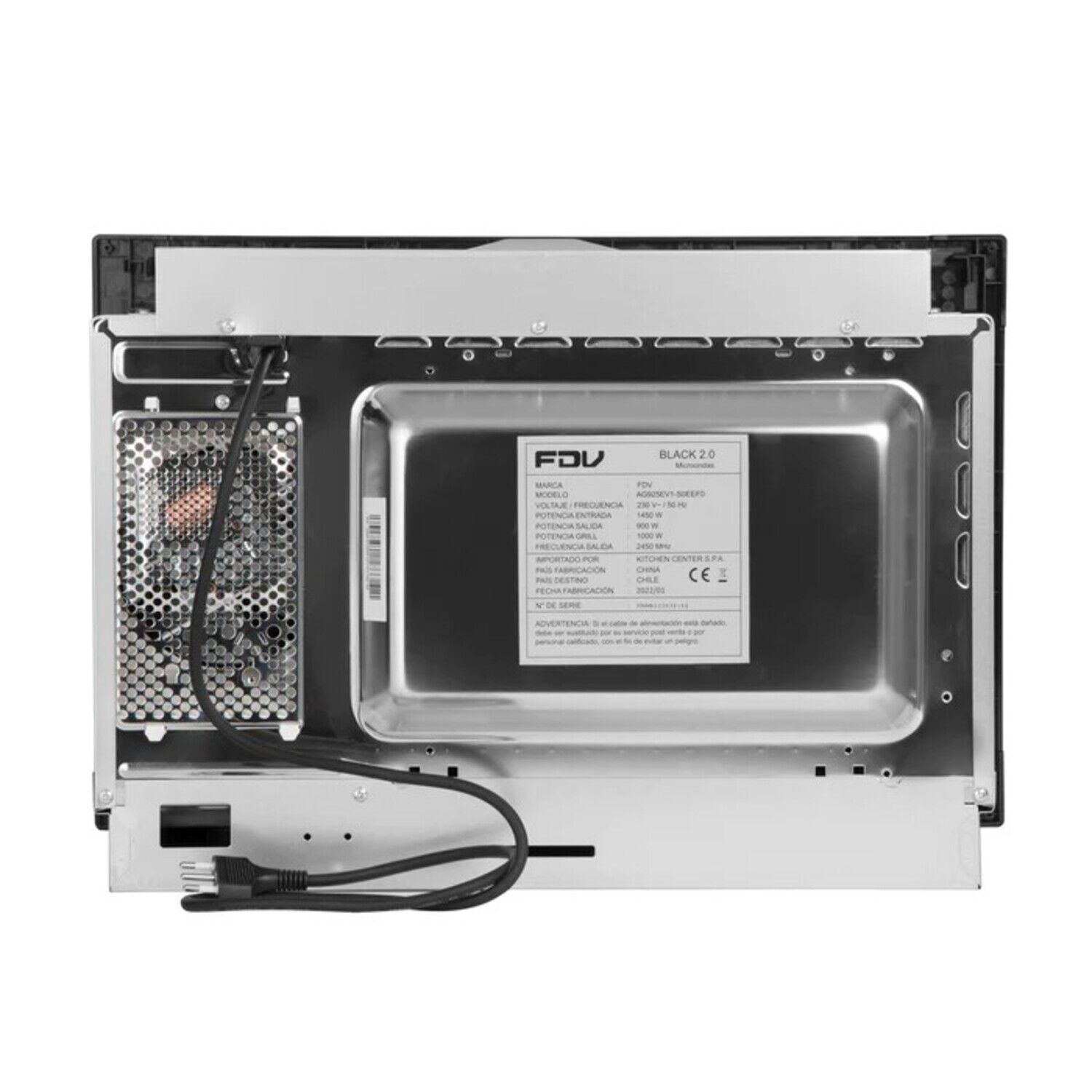 Microondas Fdv Black 2.0 image number 3.0