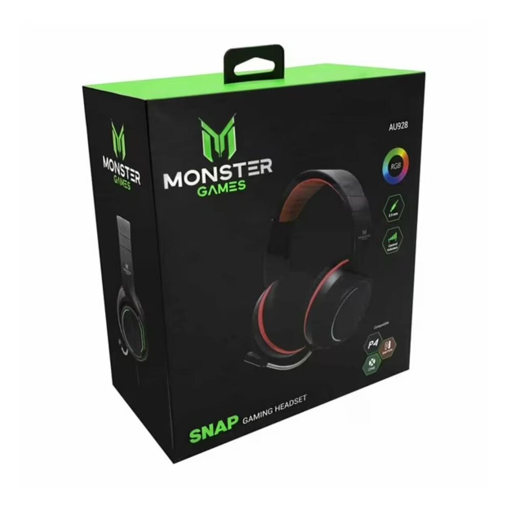 Audifonos Gamer Jack 3.5 Usb Rgb Ps4 Pc Snap image number 4.0