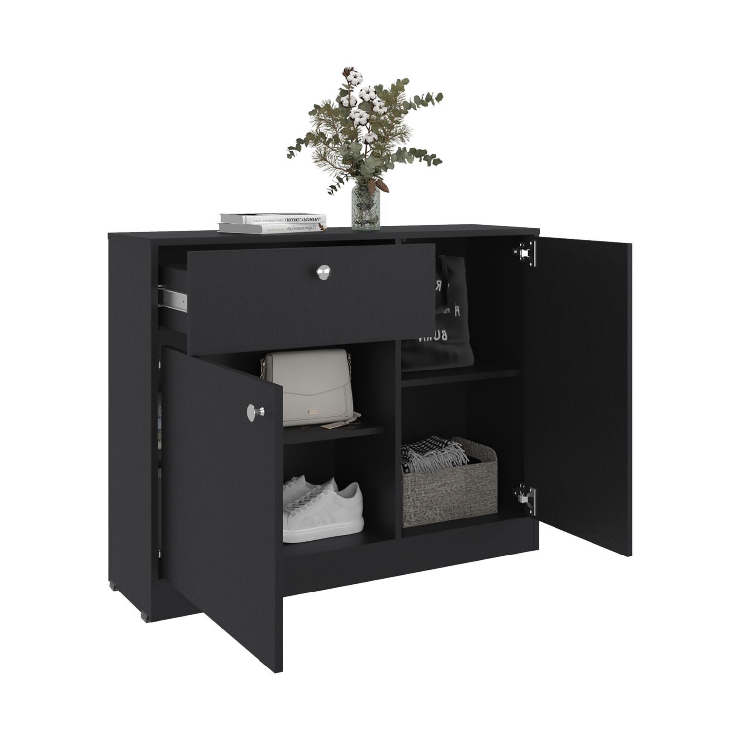 Comoda Fm Furniture 2 Puertas 80x100x30,2 Cm image number 2.0