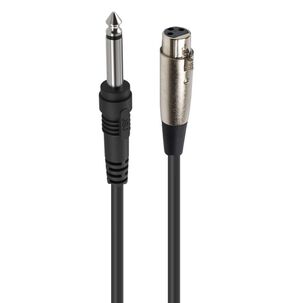 Cable De Audio Para Micrófono 6.3mm A Xlr Hembra 5m Gc170