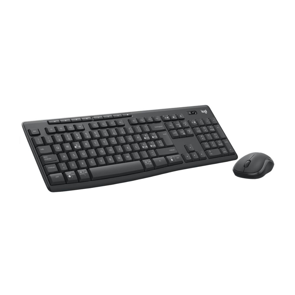 Logitech Kit Mouse Y Teclado Mk370 Español Negro image number 0.0