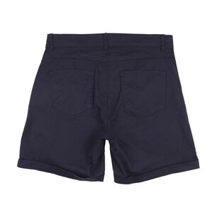 Bermuda B&aacute;sico Liso Tiro Medio Regular Mujer Geeps