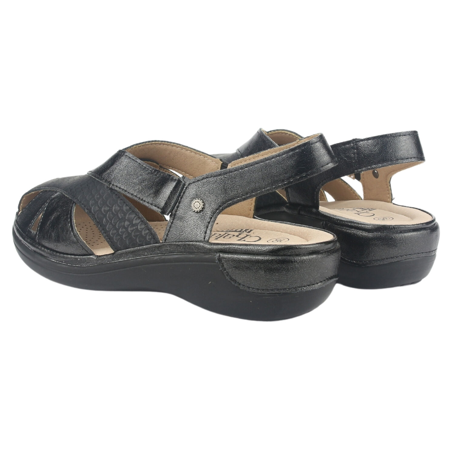 Sandalia Chalada Mujer Mestico-1 Negro Casual image number 5.0