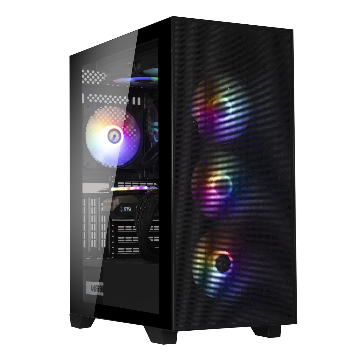 Gabinete Bitfenix/ ​​flow Atx / 4 Ventiladores/ Negro image number 7.0