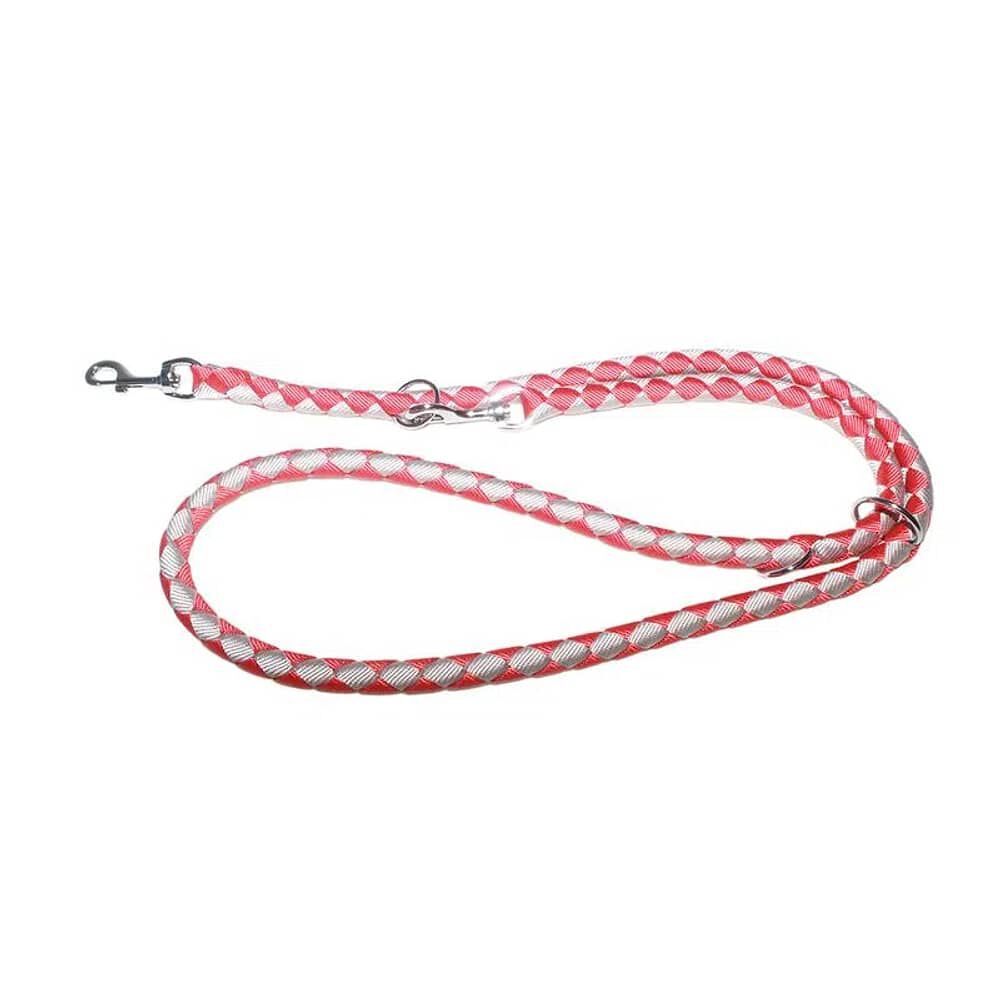 Correa Ramal Trenza Roja Perro Mascan image number 0.0